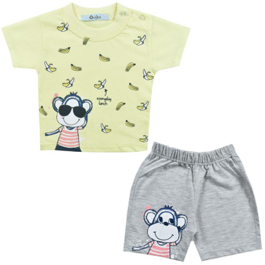 ست تیشرت و شلوارک پسرانه نیروان (Nirvaan) مدل 2145 -5