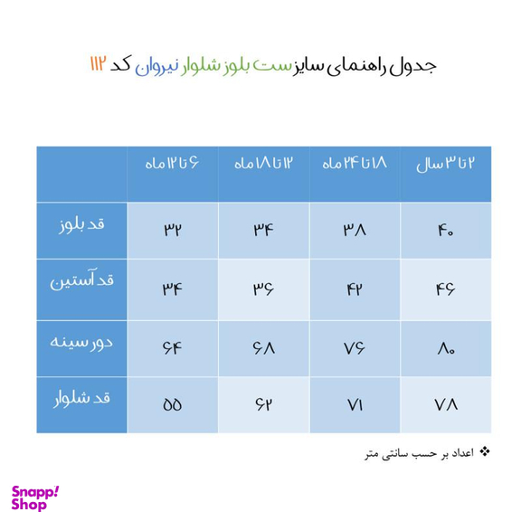 ست سویشرت و شلوار نوزادی نیروان (Nirvaan) مدل 112 -1