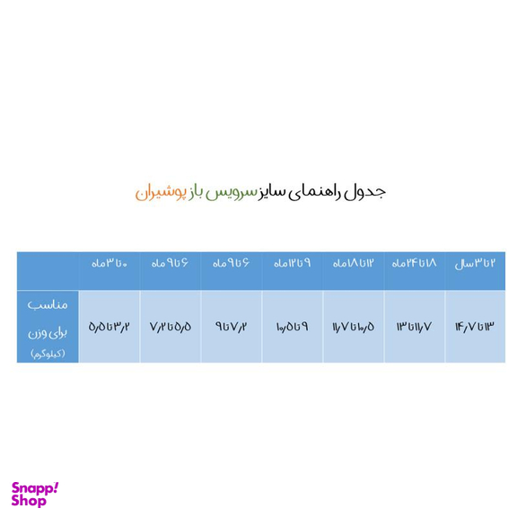 ست 3 تکه لباس نوزادی پوشیران (Pooshiran) مدل گل کاغذی کد 730