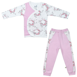 ست شومیز و شلوار نوزادی پوشیران (Pooshiran) مدل گل کاغذی کد 730