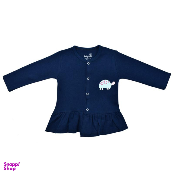 ست شومیز و شلوار نوزادی بی بی وان (Baby One) مدل لاک پشت کد 3