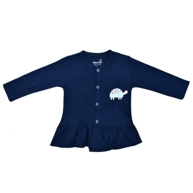 شومیز آستین بلند نوزادی بی بی وان (Baby One) مدل لاک پشت