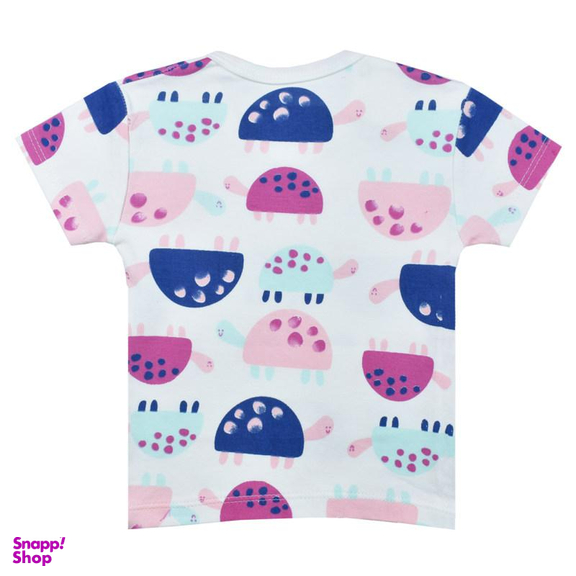 تیشرت آستین کوتاه نوزادی بی بی وان (Baby One) مدل لاک پشت