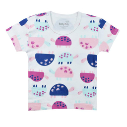 تیشرت آستین کوتاه نوزادی بی بی وان (Baby One) مدل لاک پشت