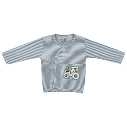 ست 3 تکه لباس نوزادی بی بی وان (Baby One) مدل تراکتور