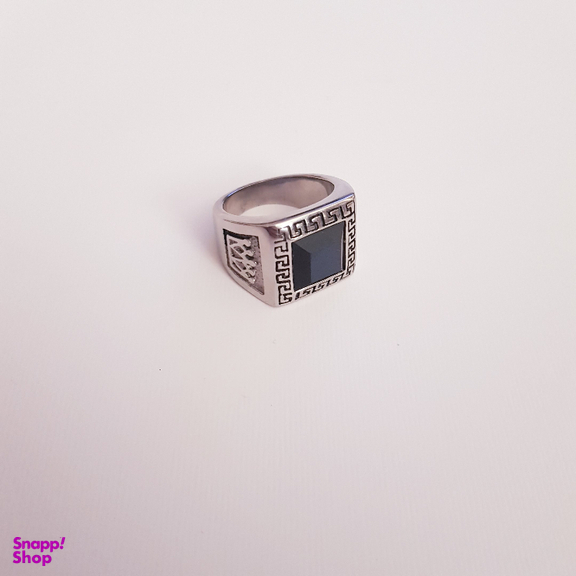 انگشتر مردانه مدل انیکس تاج رنگ مشکی