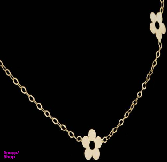 گردنبند طلا 18 عیار رزا مدل NC48