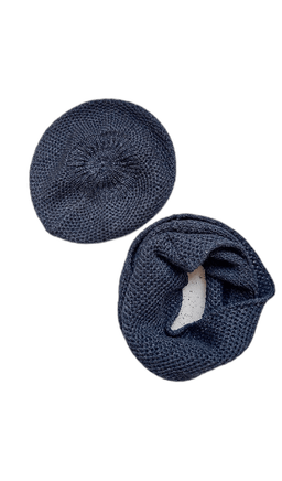 ست کلاه و شال مدل فرانسوی