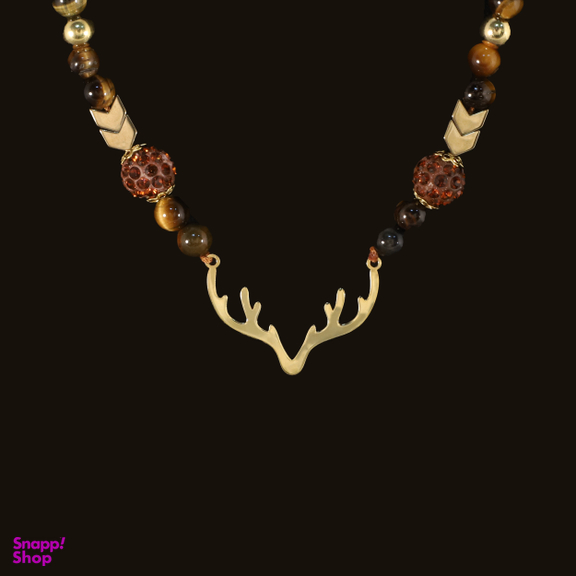 گردنبند طلا 18 عیار زنانه سانا گالری مدل گوزن کد D9662