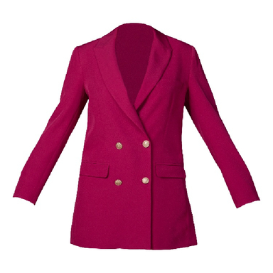 کت رسمی زنانه برنس مدل آمینا رنگ سرخابی