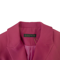 کت رسمی زنانه برنس مدل آمینا رنگ سرخابی