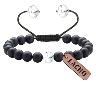 دستبند زنانه لاچو (Lacho) طرح سنگ هایولایت کد B-3