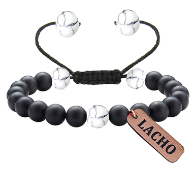 دستبند زنانه لاچو (Lacho) طرح سنگ هایولایت کد H-5