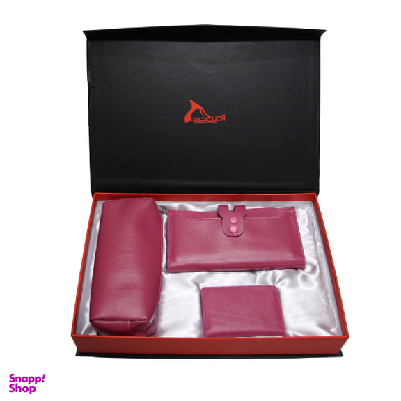 ست هدیه زنانه چرم طبیعی آدین چرم مدل Ds45.S