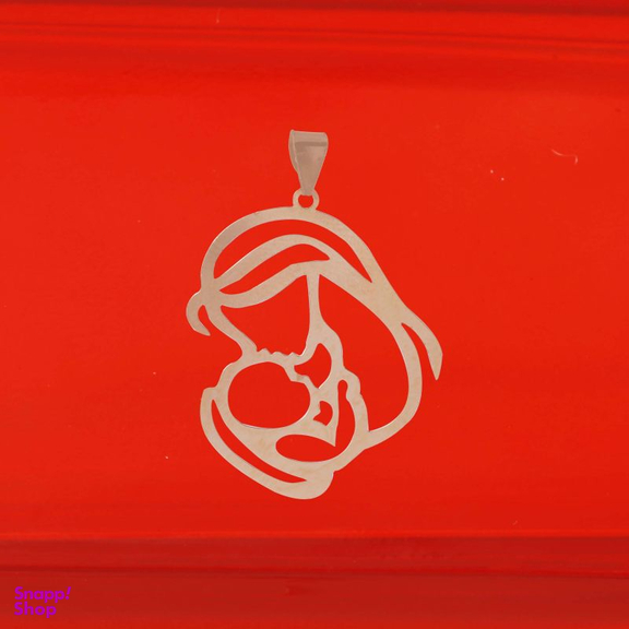 آویز گردنبند طلا 18 عیار زنانه آمانژ گالری (Amanj Gallery) طرح مادر وکودک کد 1178D9102