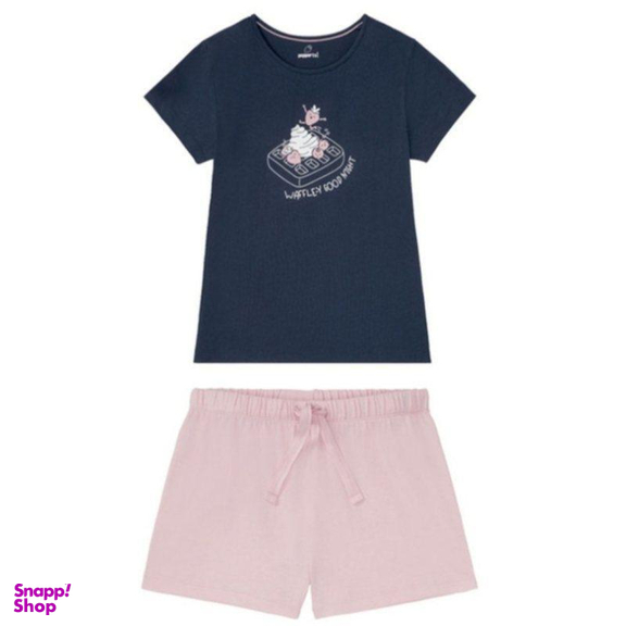 ست تیشرت آستین کوتاه و شلوارک دخترانه پیپرتس (Pepperts) مدل 231