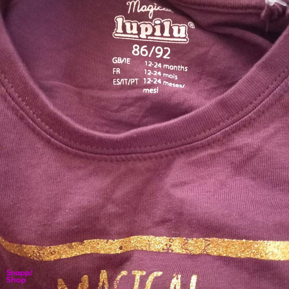 ست تیشرت و شلوار دخترانه لوپیلو (Lupilu) مدل استار 179