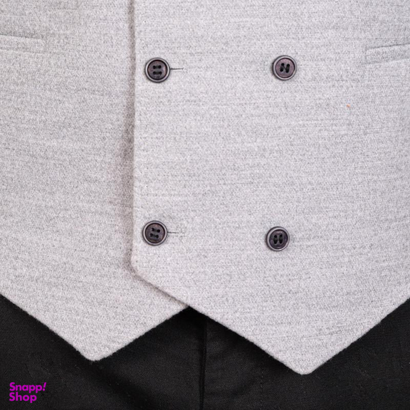 جلیقه مردانه مدل فوتر SET رنگ طوسی