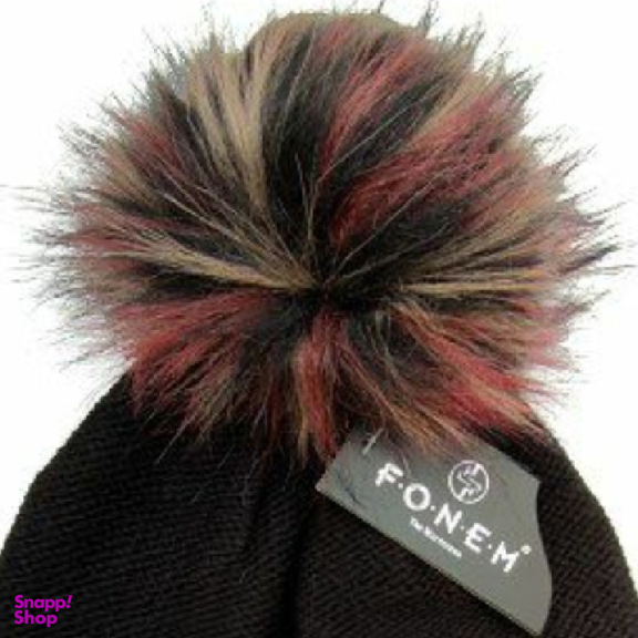 کلاه بافت زنانه فونم مدل پوم دار کد 302