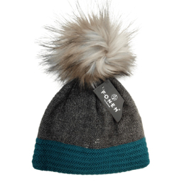 کلاه بافت زنانه فونم مدل پوم دار کد 306