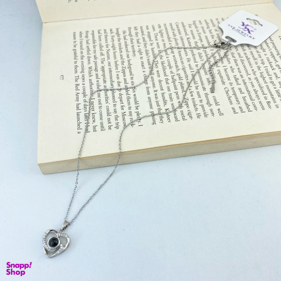 گردنبند زنانه وای اس ایکس (YSX) مدل تلسکوپی طرح قلب کد N4188