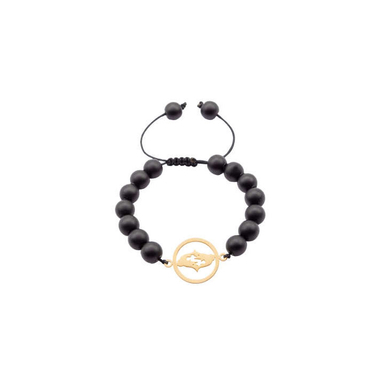 دستبند زنانه بهارگالری طرح ماه آبان کد 202078