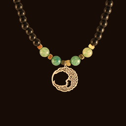 گردنبند طلا 18 عیار زنانه سانا گالری مدل اسلیمی کد D10350