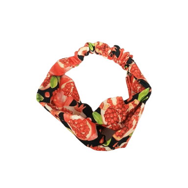 هدبند دخترانه مدل انار رنگ مشکی و قرمز