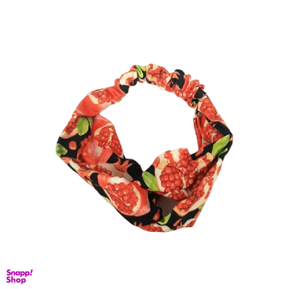 هدبند دخترانه مدل انار رنگ مشکی و قرمز