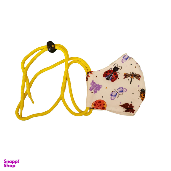 ماسک پارچه‌ای بچگانه مدل پروانه و کفشدوزک
