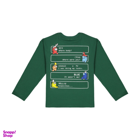 تی شرت آستین بلند بچگانه جی بی جو (Jibijo) مدل Among Us کد 3035