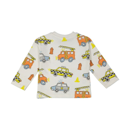 تی شرت آستین بلند پسرانه جی بی جو (Jibijo) مدل Fireman کد 3026