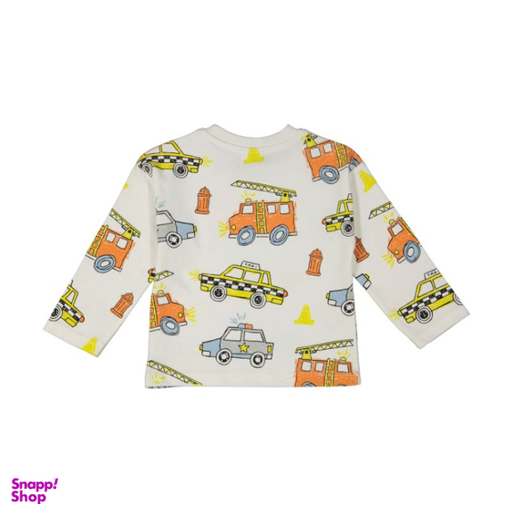 تی شرت آستین بلند پسرانه جی بی جو (Jibijo) مدل Fireman کد 3026