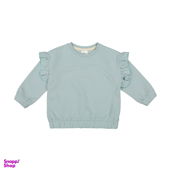 سویشرت دخترانه جی بی جو (Jibijo) مدل چین دار کد 668 آبی