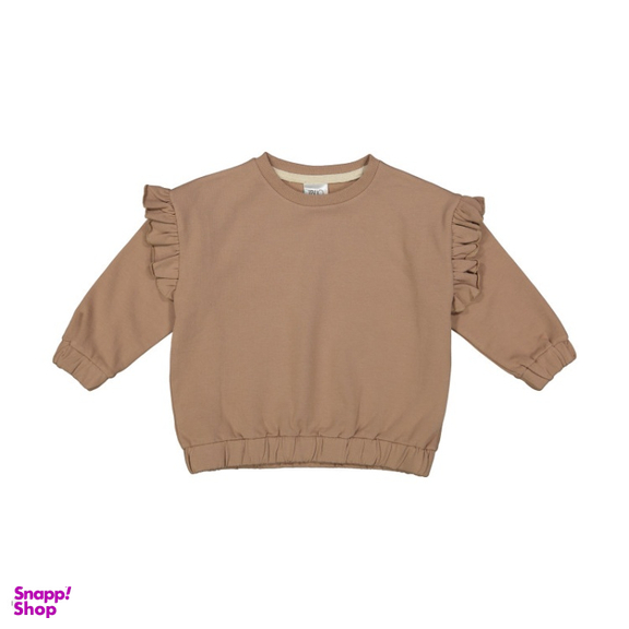 سویشرت دخترانه جی بی جو (Jibijo) مدل چین دار کد 668 نسکافهای