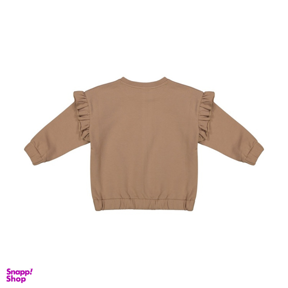 سویشرت دخترانه جی بی جو (Jibijo) مدل چین دار کد 668 نسکافهای