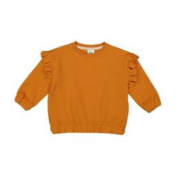 سویشرت دخترانه جی بی جو (Jibijo) مدل چین دار کد 668 زرد