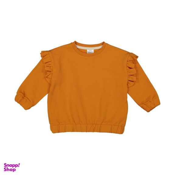 سویشرت دخترانه جی بی جو (Jibijo) مدل چین دار کد 668 زرد