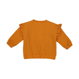 سویشرت دخترانه جی بی جو (Jibijo) مدل چین دار کد 668 زرد