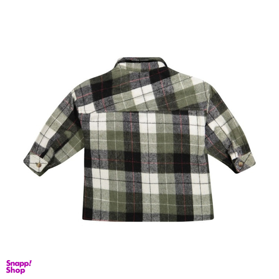 پیراهن بچگانه جی بی جو (Jibijo) مدل Shacket کد 675 رنگ سبز