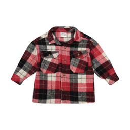 پیراهن بچگانه جی بی جو (Jibijo) مدل Shacket کد 675 رنگ قرمز