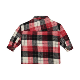 پیراهن بچگانه جی بی جو (Jibijo) مدل Shacket کد 675 رنگ قرمز