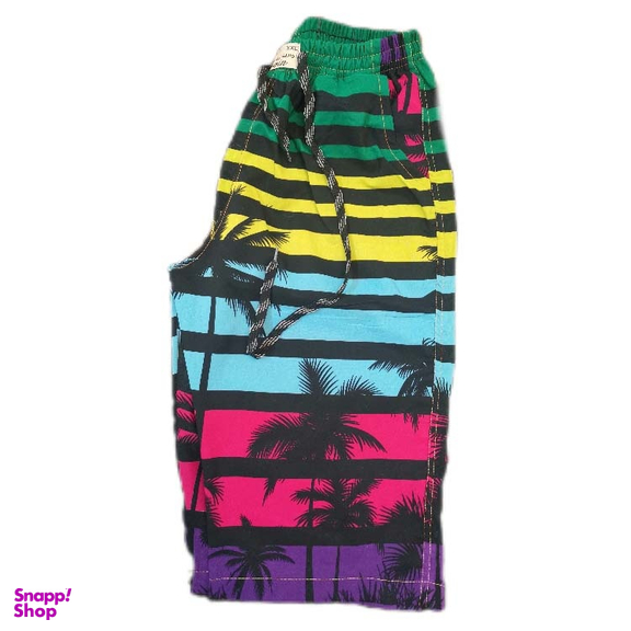 شلوارک راحتی مردانه طرح هاوایی کد 5