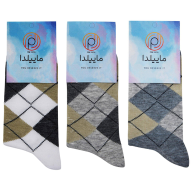 جوراب مردانه ماییلدا (Mayilda) کد 3416-100-1 بسته 3 عددی