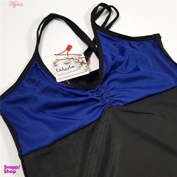 مایو زنانه ماییلدا (Mayilda) مدل دامن دار کد 3794 رنگ مشکی