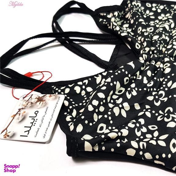 مایو زنانه ماییلدا (Mayilda) مدل دامن دار کد 3794 رنگ مشکی