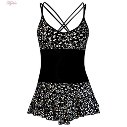 مایو زنانه ماییلدا (Mayilda) مدل دامن دار کد 3794 رنگ مشکی