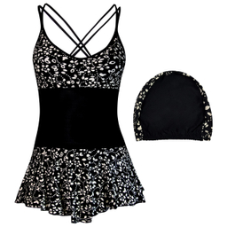 مایو زنانه ماییلدا (Mayilda) مدل دامن دار کد 3794 رنگ مشکی