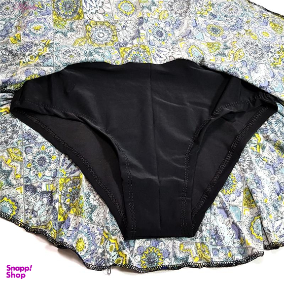 مایو زنانه ماییلدا (Mayilda) مدل دامن دار کد 3798-2-Blu