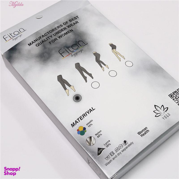 لگینگ زنانه فیتن فرخ زادی (Fitan Farokh Zadi) مدل کبریتی کد 3686-313 رنگ مشکی